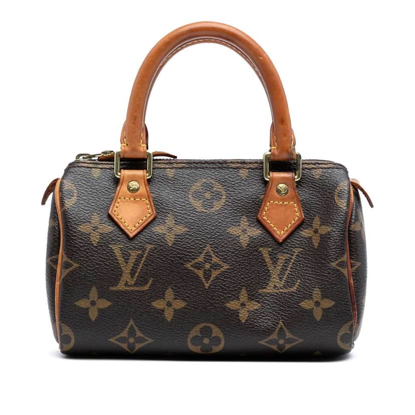 Louis Vuitton Monogram Mini Speedy HL Brown Good condition - Front View