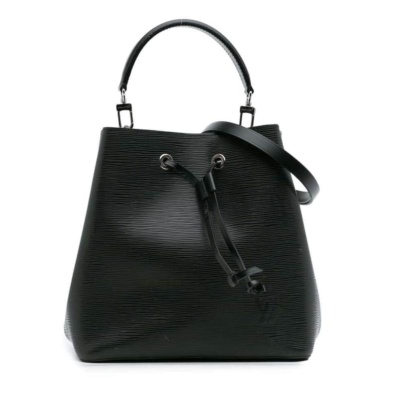 Louis Vuitton Epi NeoNoe MM Black Leather Good condition - Front View