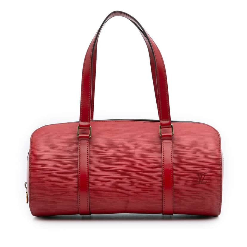 Louis Vuitton Epi Soufflot Red Leather Good condition - Front View