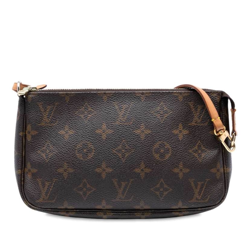 Louis Vuitton Monogram Pochette Accessoires Brown Good condition - Front View