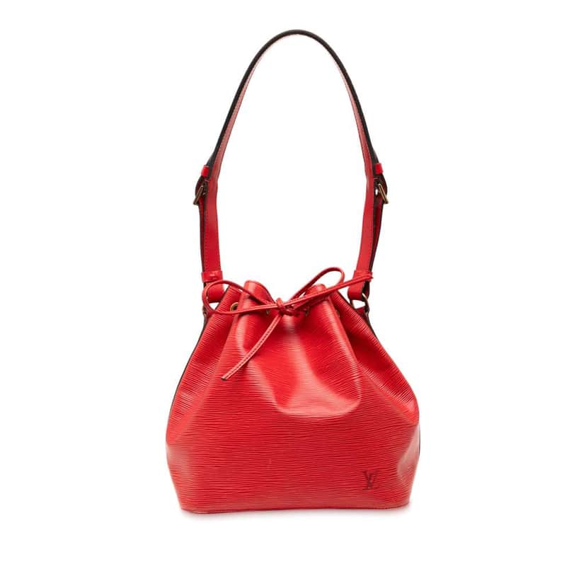 Louis Vuitton Epi Petit Noe Red Leather Good condition - Front View