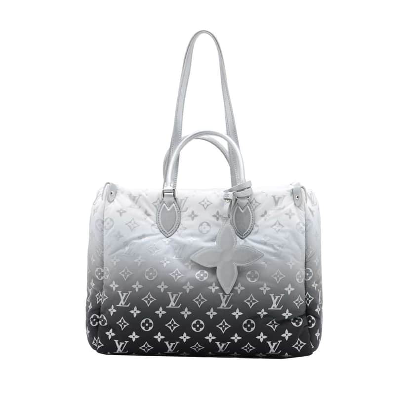 Louis Vuitton Monogram Nylon Gradient OnTheGo MM Grey Good condition - Front View