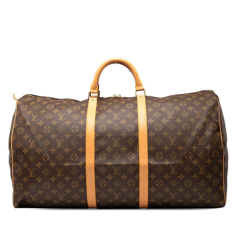 Louis Vuitton Monogram Keepall 60 Brown Good condition - Front View