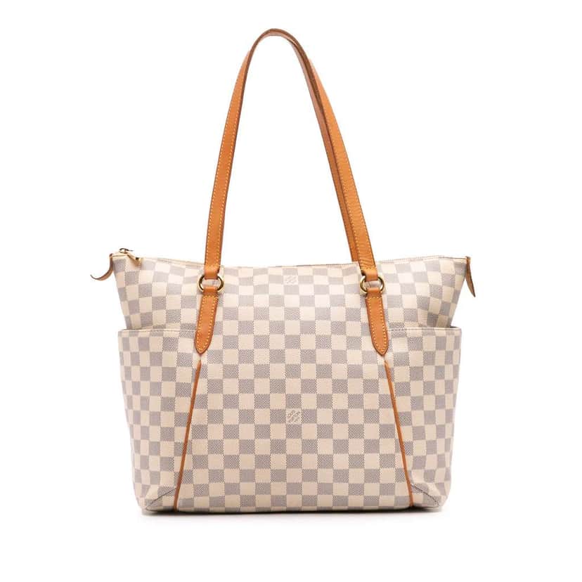 Louis Vuitton Damier Azur Totally MM White Canvas Good condition - Front View