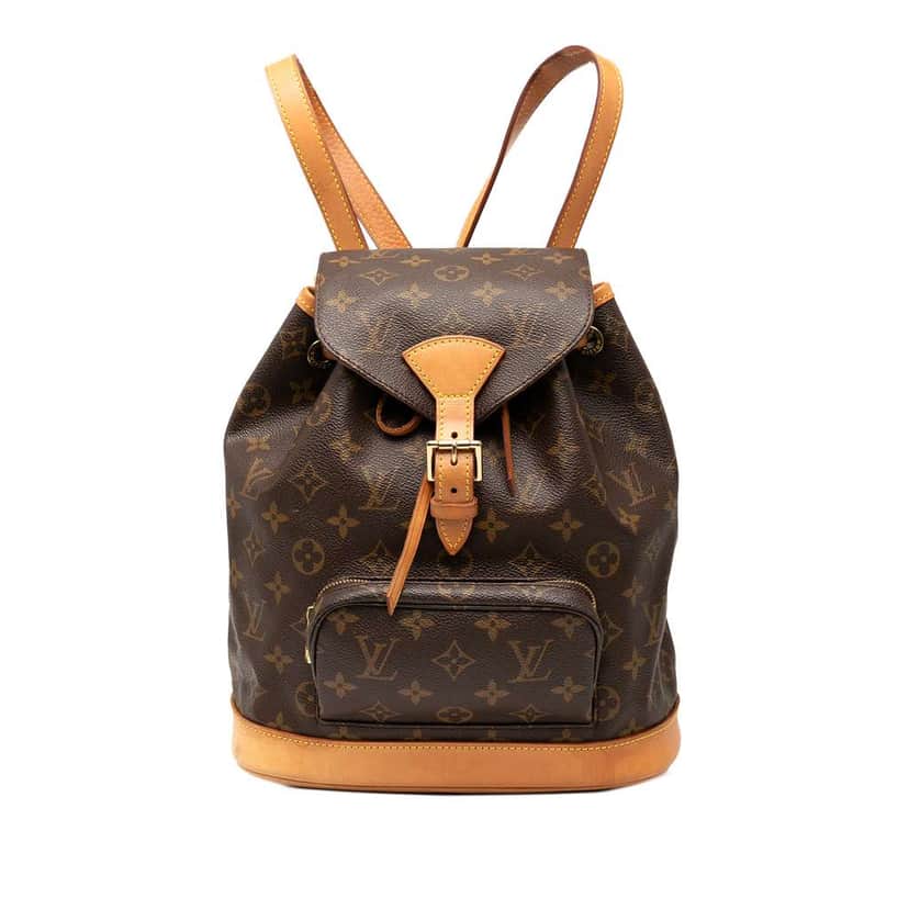Louis Vuitton Monogram Montsouris PM Brown Good condition - Front View