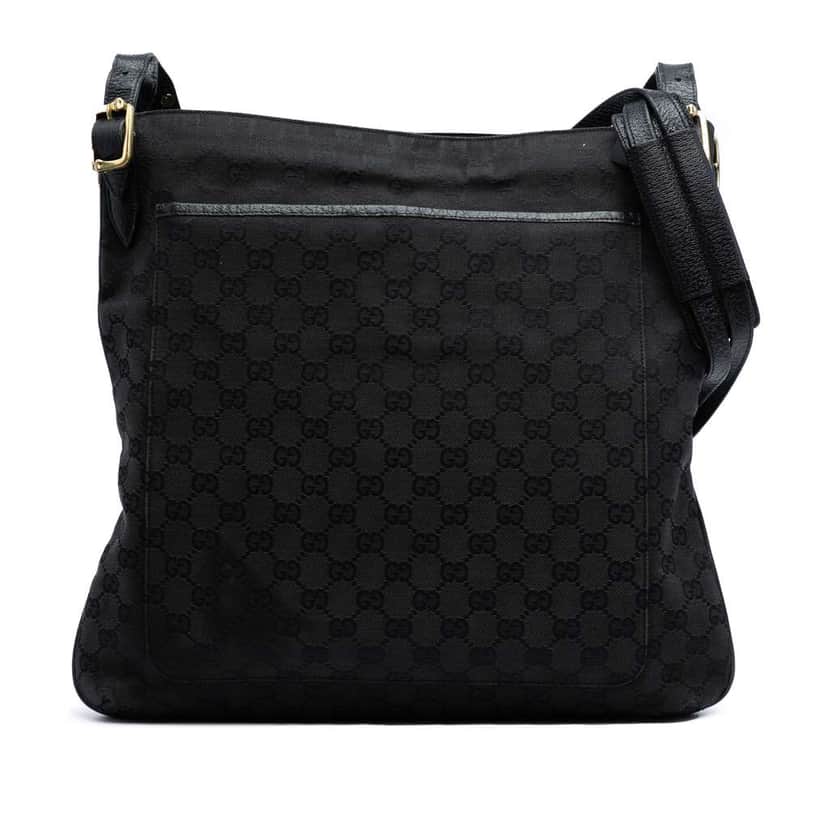 Gucci GG Canvas Crossbody Black Canvas Good condition - Front View