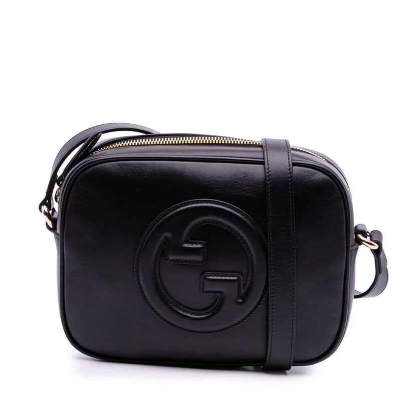 Gucci Small Leather Blondie Crossbody Black Leather Good condition - Front View