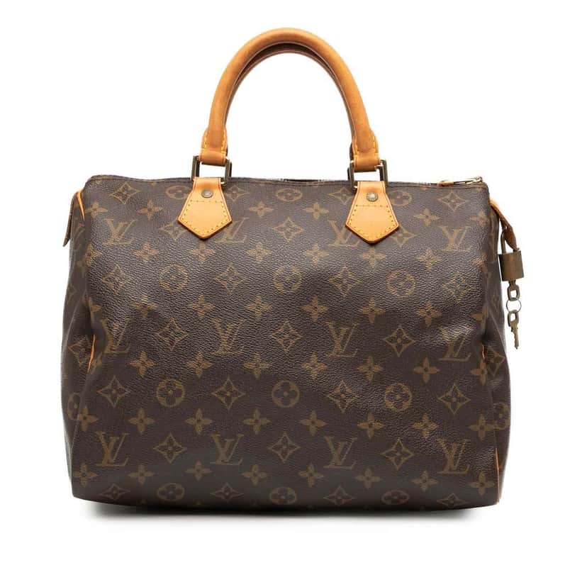 Louis Vuitton Monogram Speedy 30 Brown Fair condition - Front View