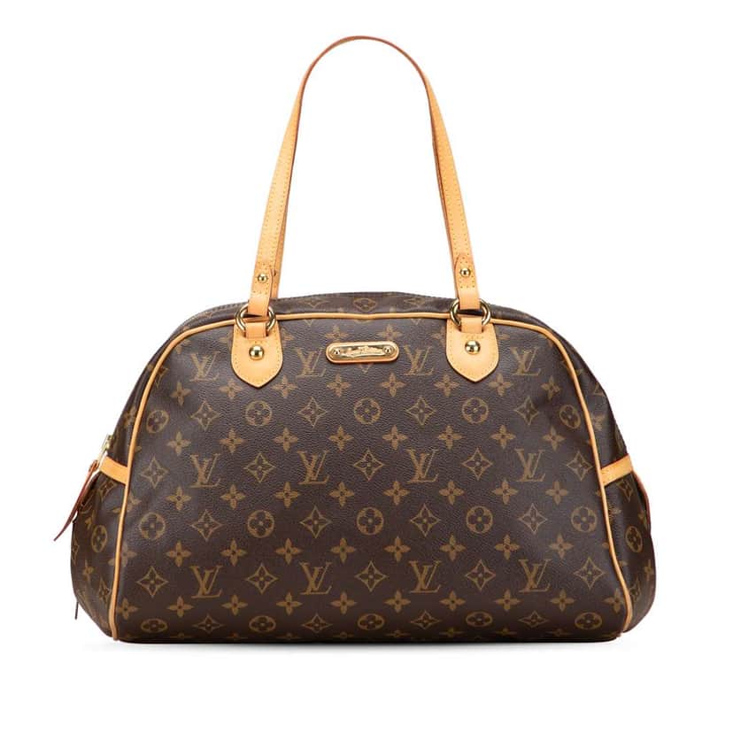 Louis Vuitton Monogram Montorgueil GM Brown Canvas Good condition - Front View