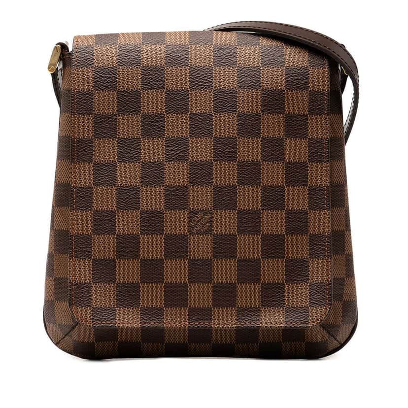 Louis Vuitton Damier Ebene Musette Salsa Long Strap Brown Good condition - Front View