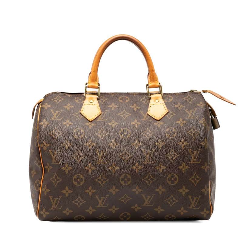 Louis Vuitton Monogram Speedy 30 Brown Good condition - Front View