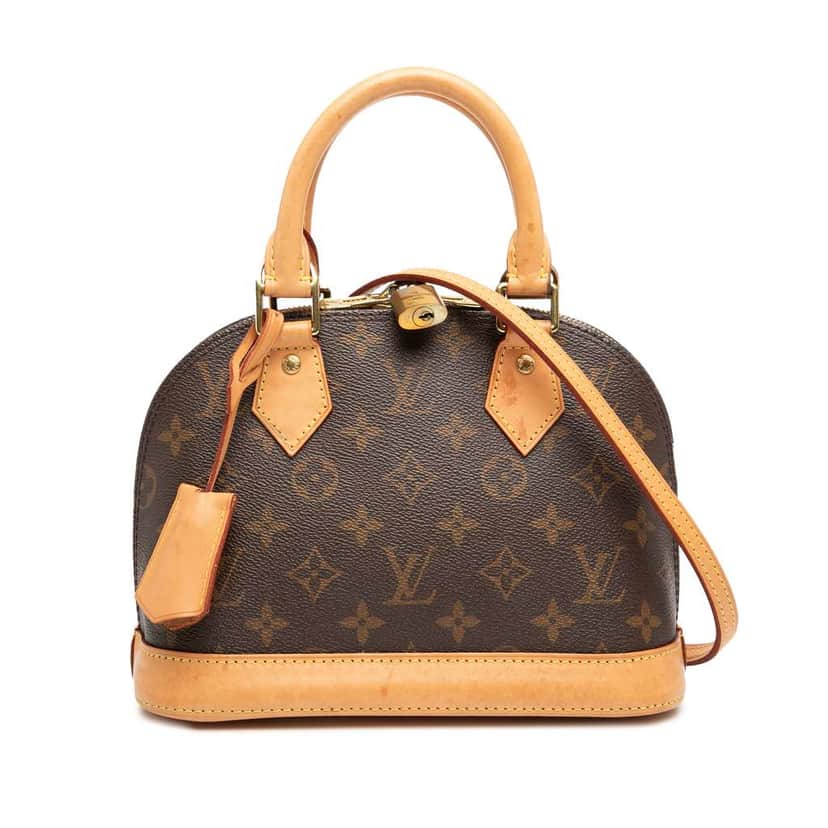 Louis Vuitton Monogram Alma BB Brown Fair condition - Front View