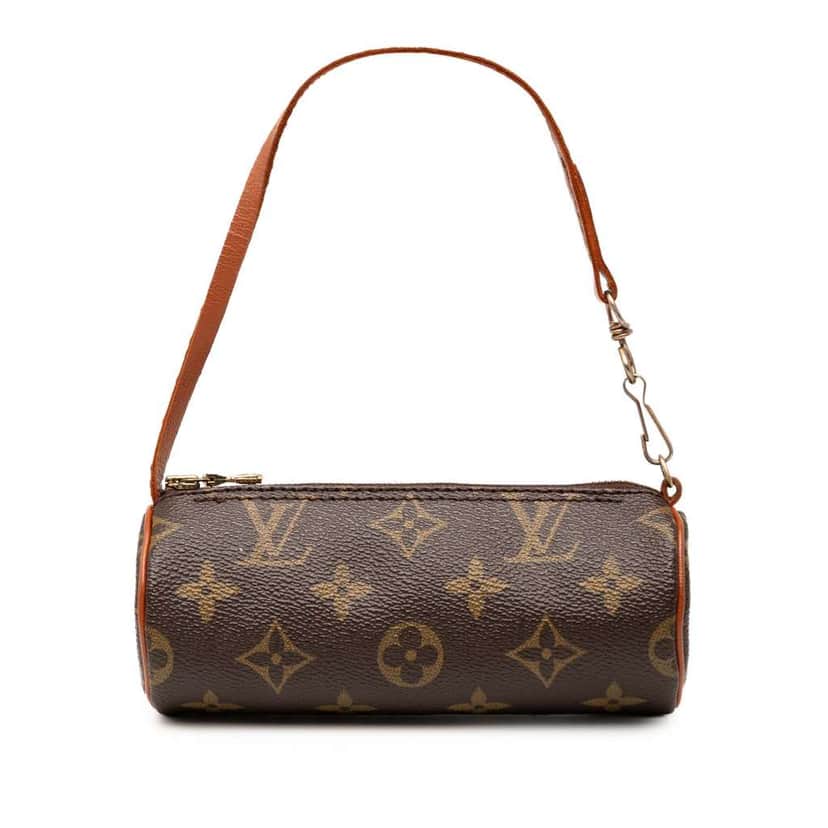 Louis Vuitton Monogram Papillon Pochette Brown Good condition - Front View