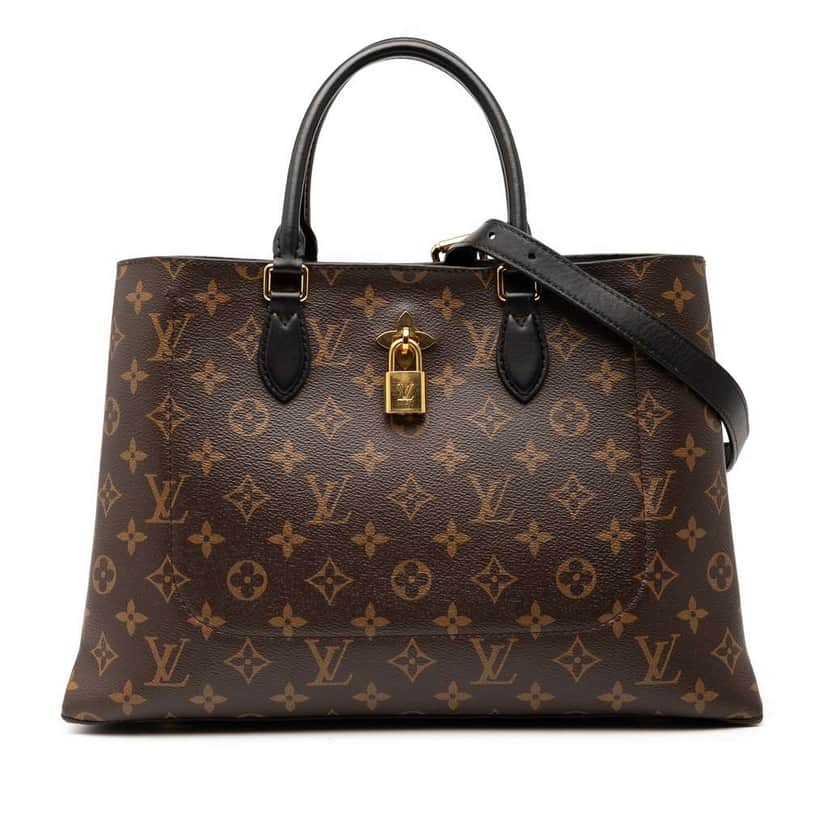 Louis Vuitton Monogram Flower Tote Brown Good condition - Front View