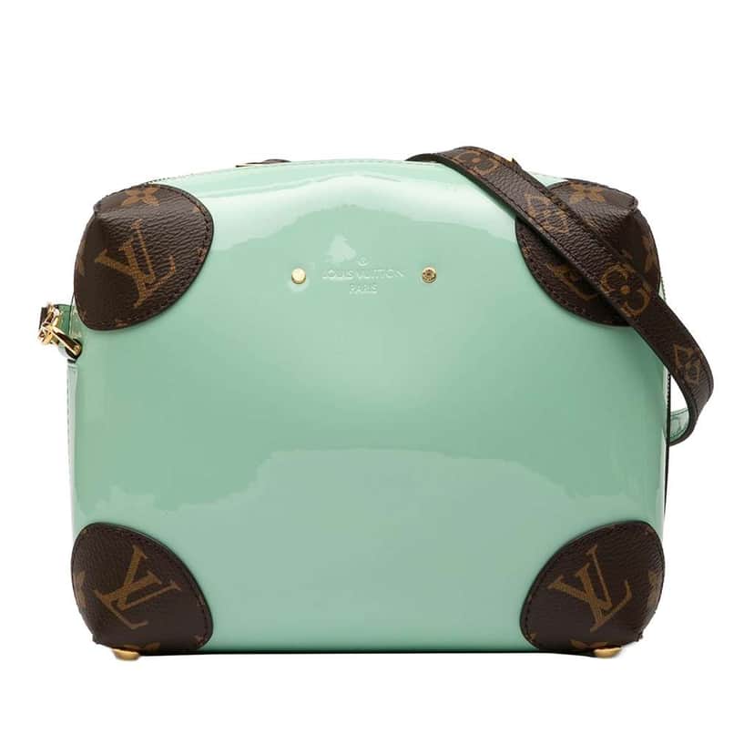 Louis Vuitton Vernis Miroir Venice Green Leather Good condition - Front View