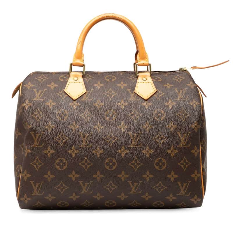 Louis Vuitton Monogram Speedy 30 Brown Good condition - Front View