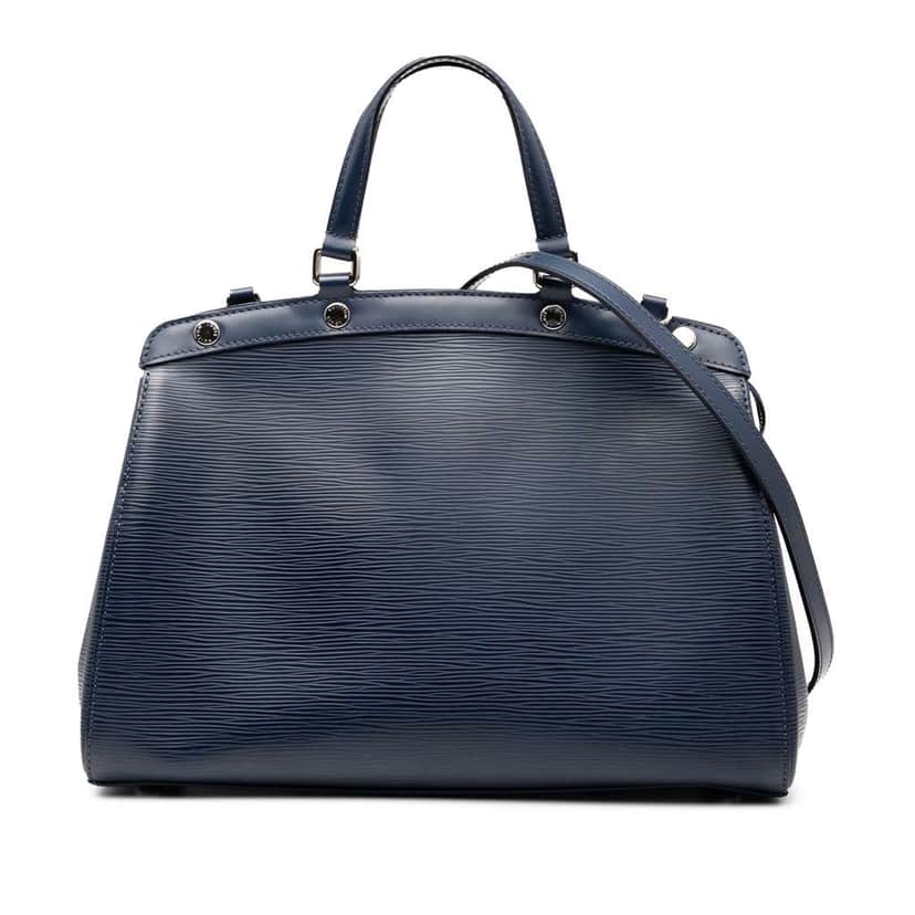 Louis Vuitton Epi Brea MM Blue Leather Good condition - Front View