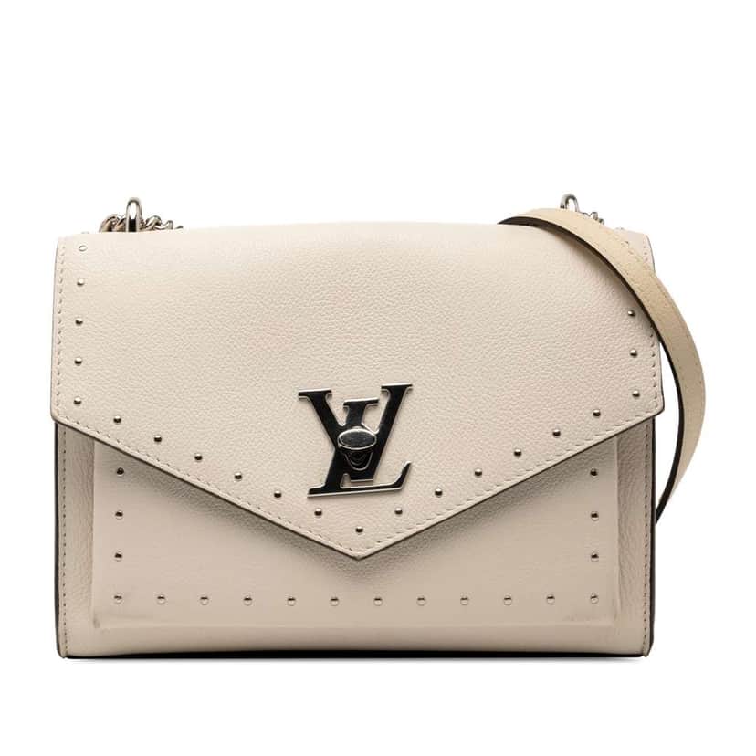 Louis Vuitton MyLockMe BB White Leather Good condition - Front View