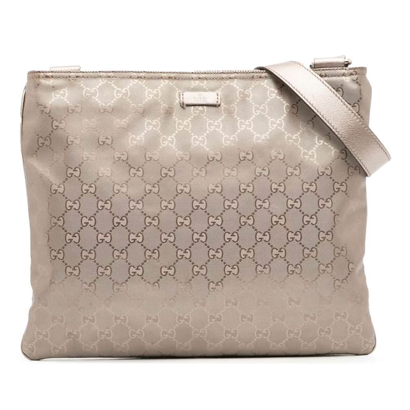 Gucci GG Imprime Crossbody Gold Canvas Very good condition - Front View