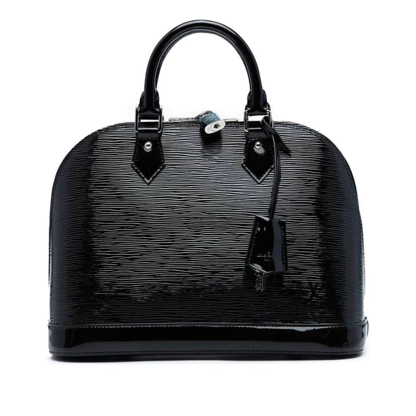 Louis Vuitton Electric Epi Alma PM Black Leather Good condition - Front View
