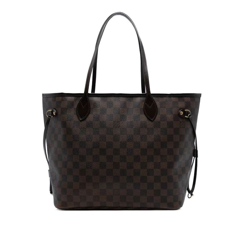 Louis Vuitton Damier Ebene Neverfull MM Brown Good condition - Front View