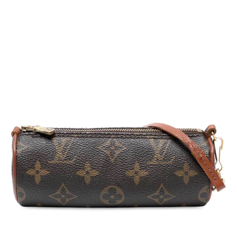 Louis Vuitton Monogram Papillon Pochette Brown Good condition - Front View