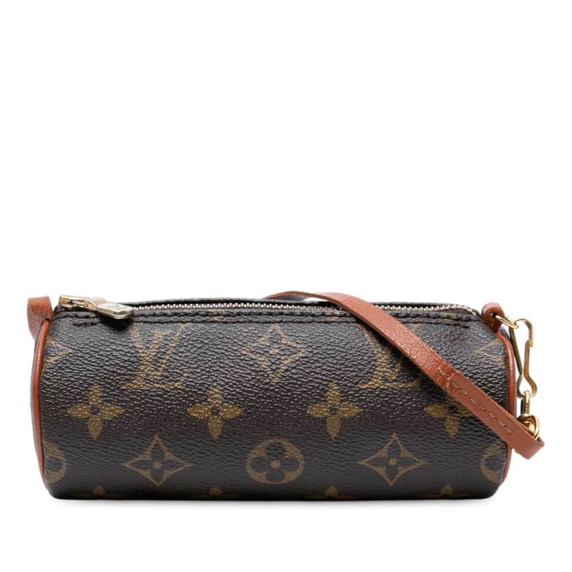 Louis Vuitton Monogram Papillon Pochette Brown Good condition - Front View