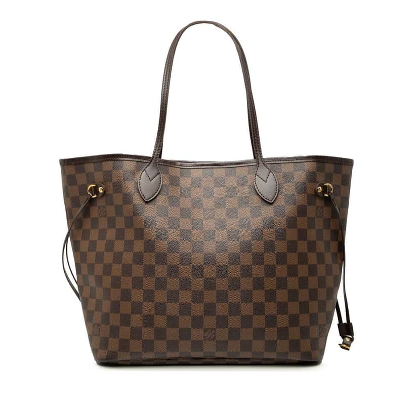 Louis Vuitton Damier Ebene Neverfull MM Brown Good condition - Front View