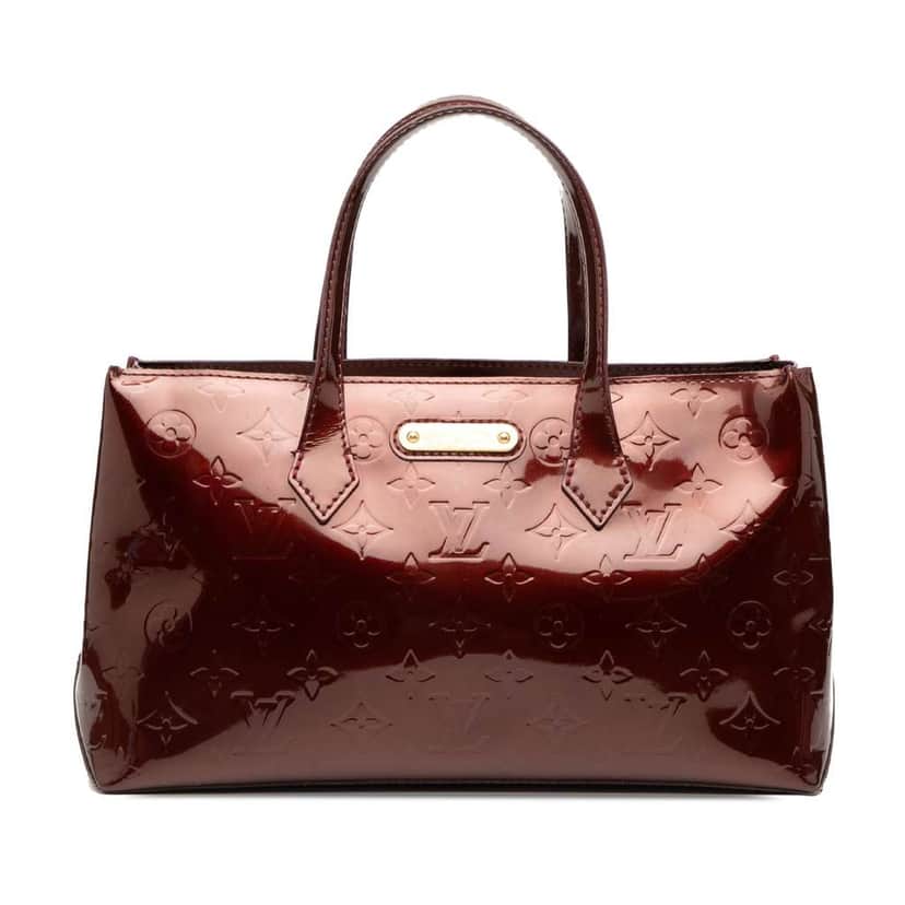 Louis Vuitton Monogram Vernis Wilshire PM Red Leather Fair condition - Front View