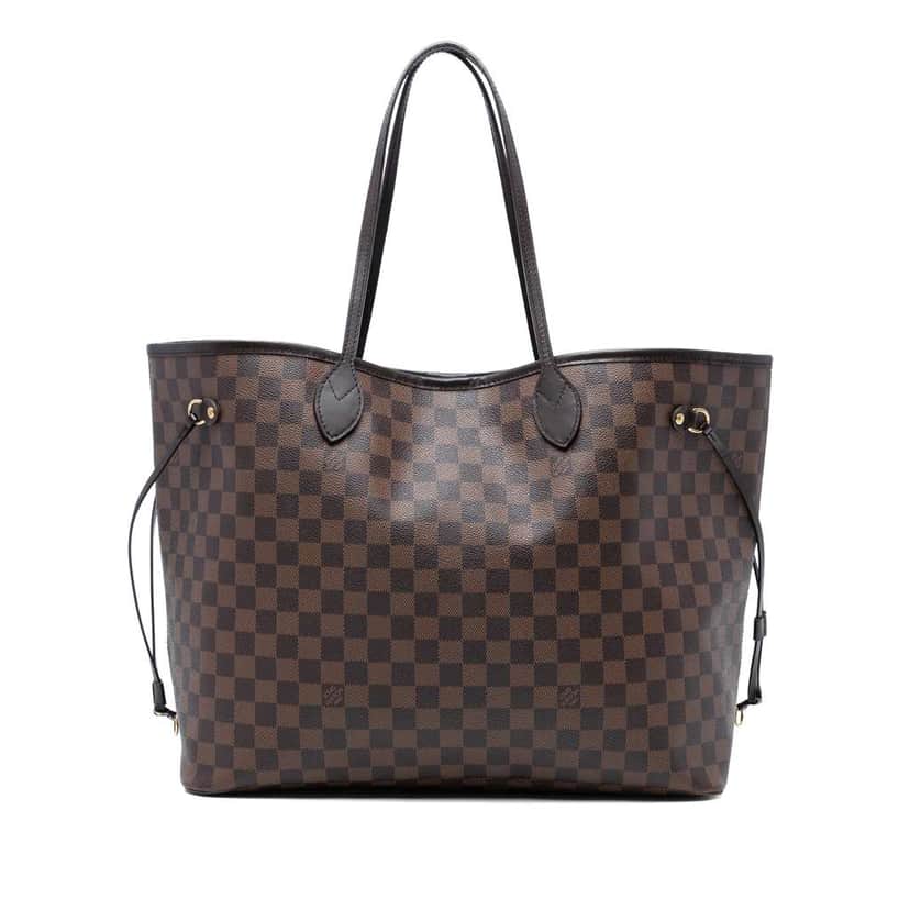 Louis Vuitton Damier Ebene Neverfull GM Brown Good condition - Front View