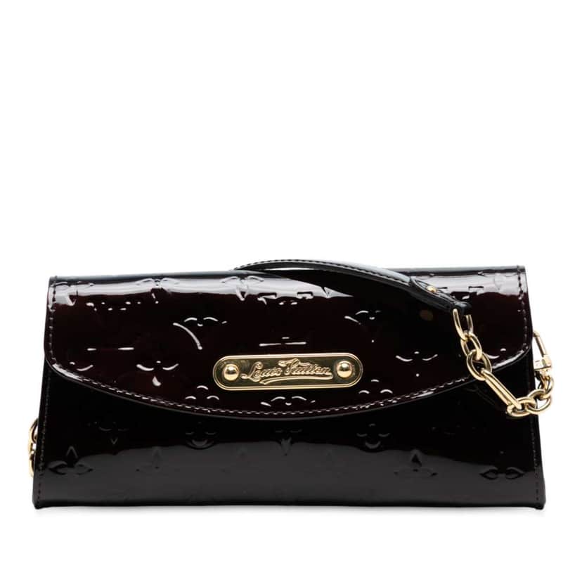 Louis Vuitton Monogram Vernis Sunset Boulevard Purple Leather Good condition - Front View