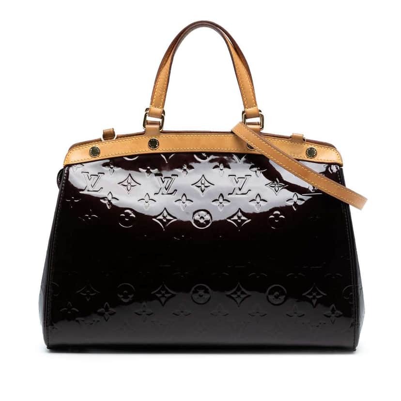 Louis Vuitton Monogram Vernis Brea PM Purple Leather Good condition - Front View