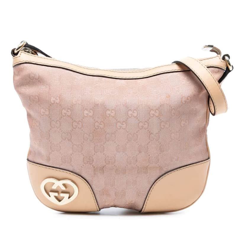 Gucci GG Canvas Lovely Crossbody Pink Canvas Good condition - Front View
