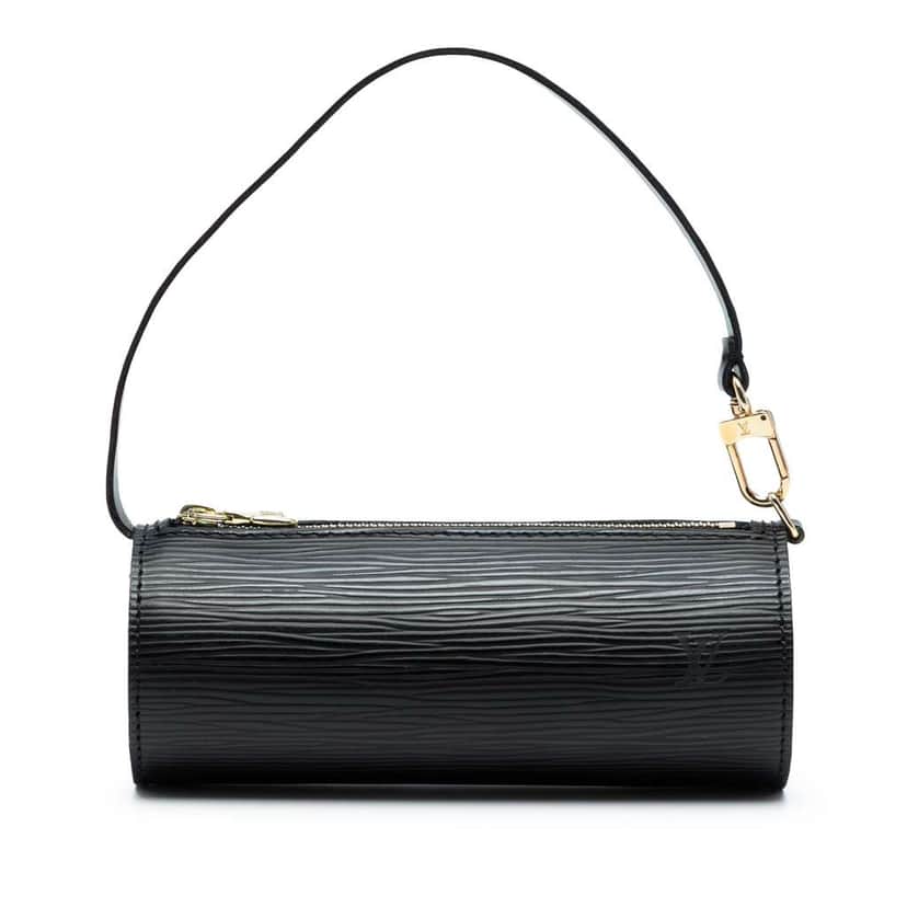 Louis Vuitton Epi Pochette Papillon Black Leather Good condition - Front View