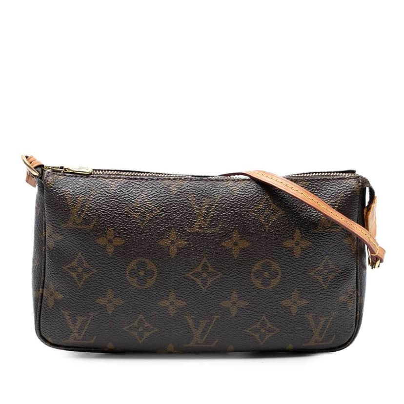Louis Vuitton Monogram Pochette Accessoires Brown Good condition - Front View