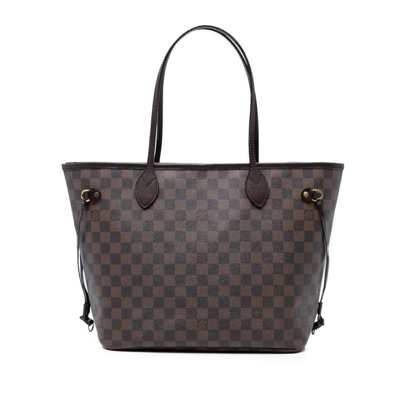 Louis Vuitton Damier Ebene Neverfull MM Brown Good condition - Front View