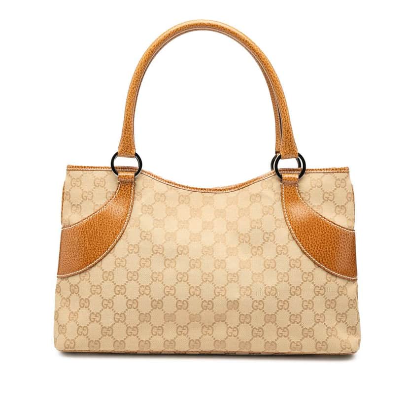 Gucci GG Canvas Tote Brown Canvas Good condition - Front View