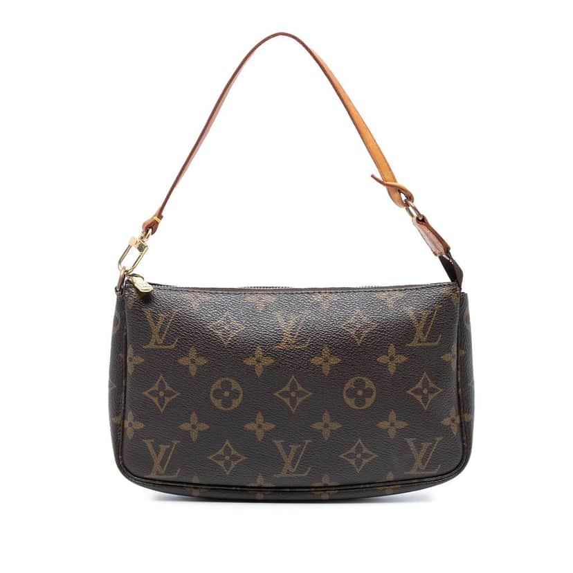 Louis Vuitton Monogram Pochette Accessoires Brown Good condition - Front View