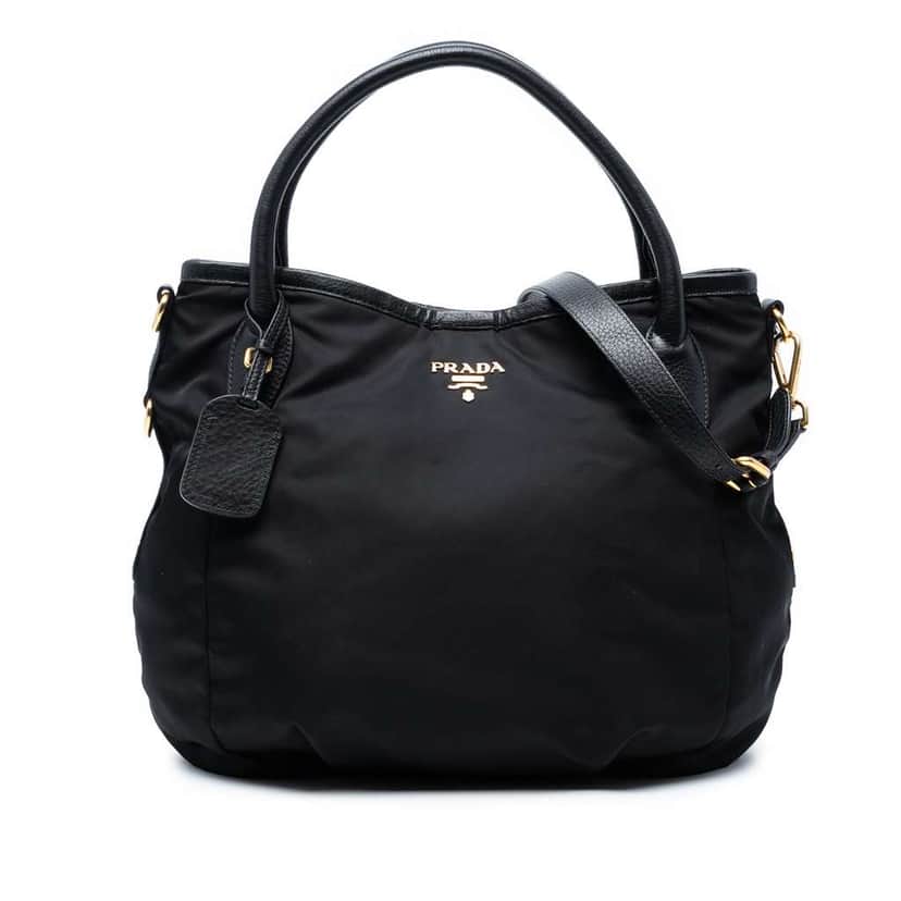 Prada Tessuto Satchel Black Good condition - Front View