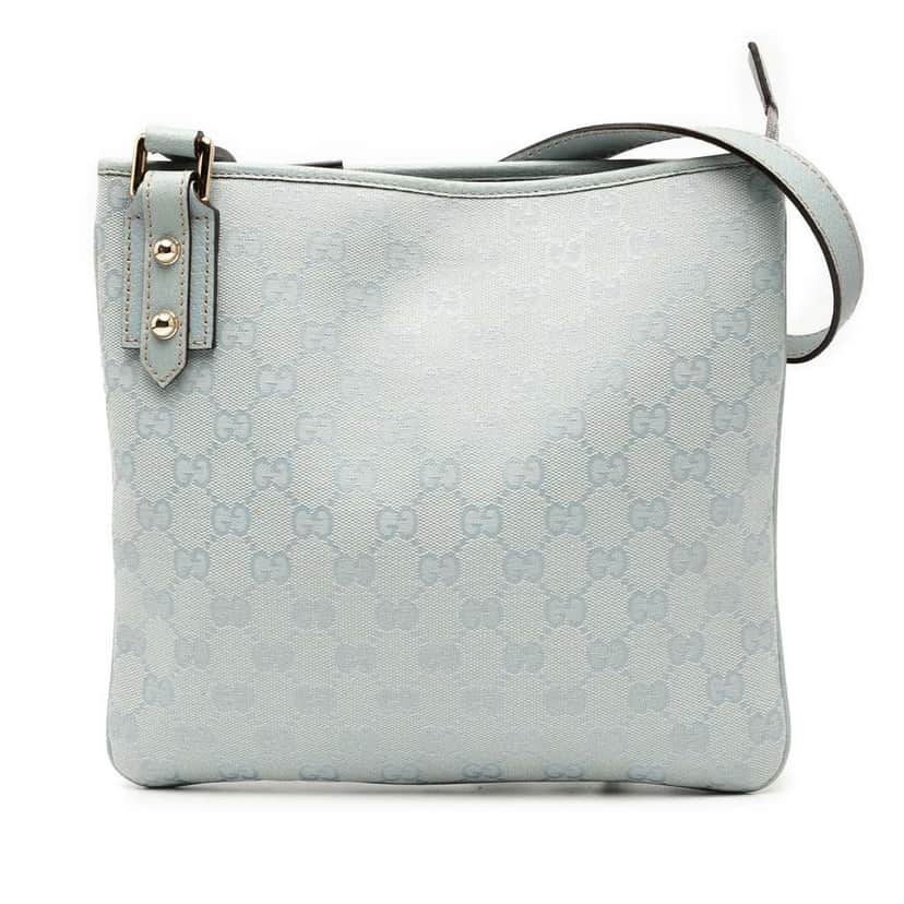 Gucci GG Canvas Crossbody Blue Canvas Very good condition - Front View