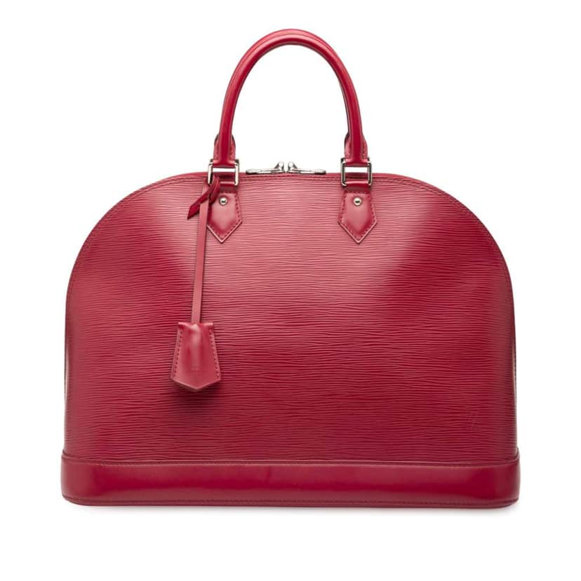 Louis Vuitton Epi Alma GM Pink Leather Good condition - Front View