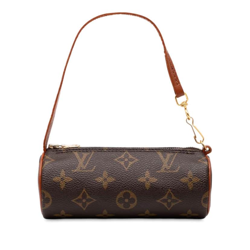 Louis Vuitton Monogram Papillon Pochette Brown Good condition - Front View