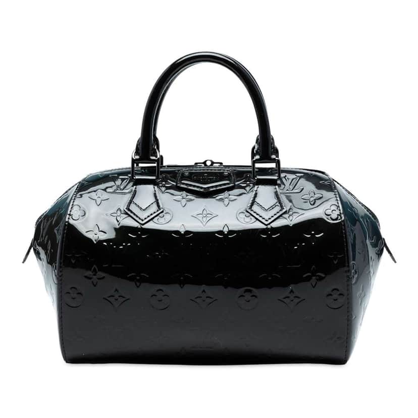Louis Vuitton Monogram Vernis Montana Black Leather Good condition - Front View