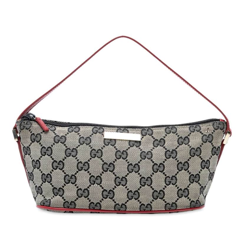 Gucci GG Canvas Boat Brown Canvas Good condition - Front View