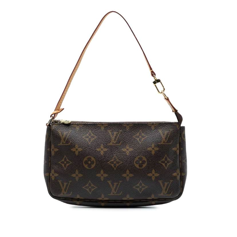 Louis Vuitton Monogram Pochette Accessoires Brown Good condition - Front View
