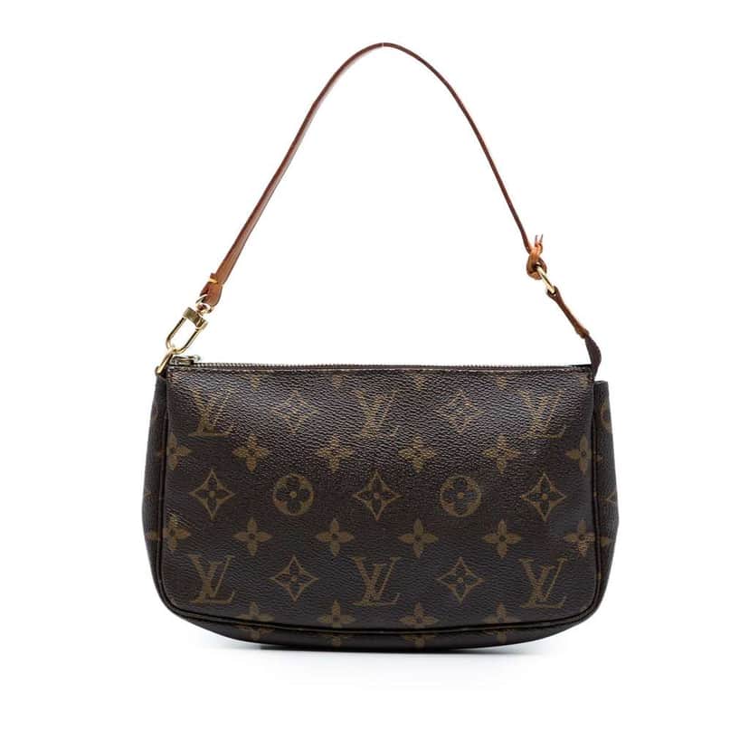 Louis Vuitton Monogram Pochette Accessoires Brown Good condition - Front View