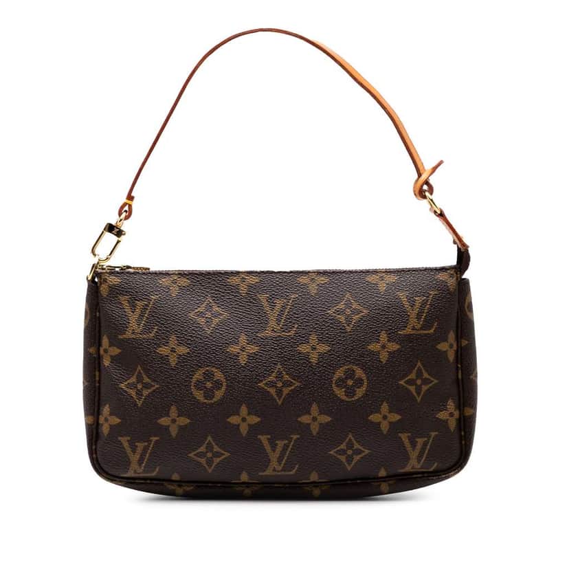 Louis Vuitton Monogram Pochette Accessoires Brown Very good condition - Front View