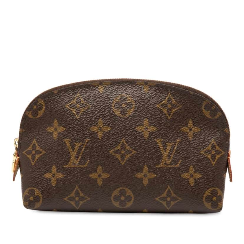 Louis Vuitton Monogram Cosmetic Pouch PM Brown Good condition - Front View