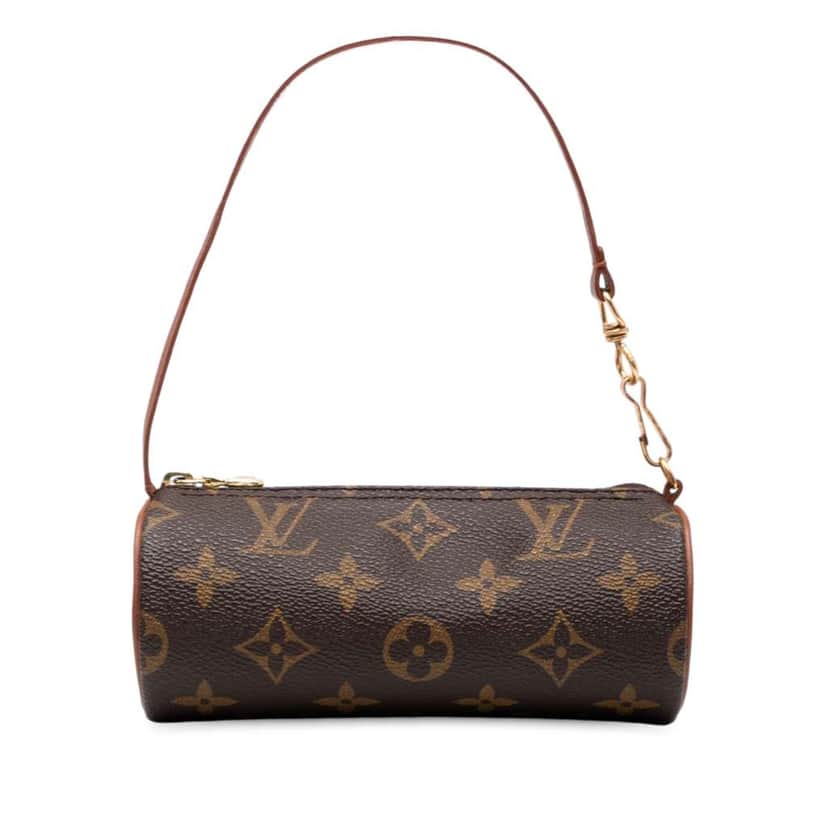 Louis Vuitton Monogram Papillon Pochette Brown Good condition - Front View