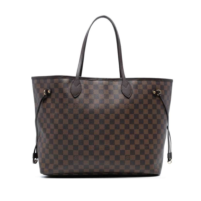 Louis Vuitton Damier Ebene Neverfull GM Brown Good condition - Front View